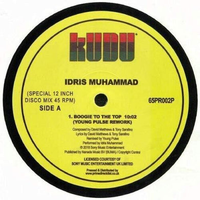 Idris Muhammad: Boogie to the Top (Young Pulse Remix) (12-Inch Single)