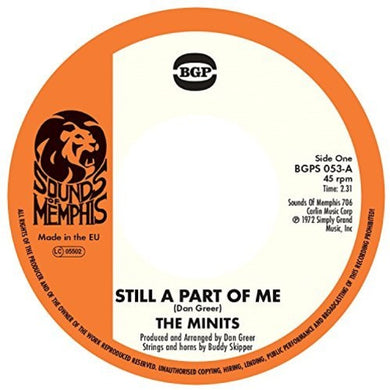 Minits: Still A Part Of Me / If You Don't Like My Apples (7-Inch Single)