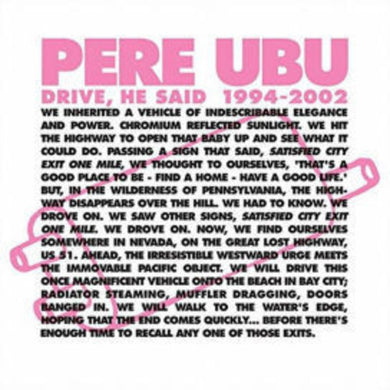 Pere Ubu: Drive He Said 1994-2002 (Vinyl LP)