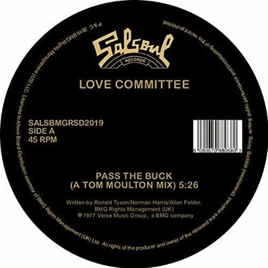 Love Committee: Pass The Buck (Tom Moulton Mix / Joe Claussell Edit) (12-Inch Single)