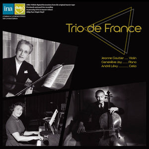 Trio De France: Faure & Ravel Trios (Vinyl LP)