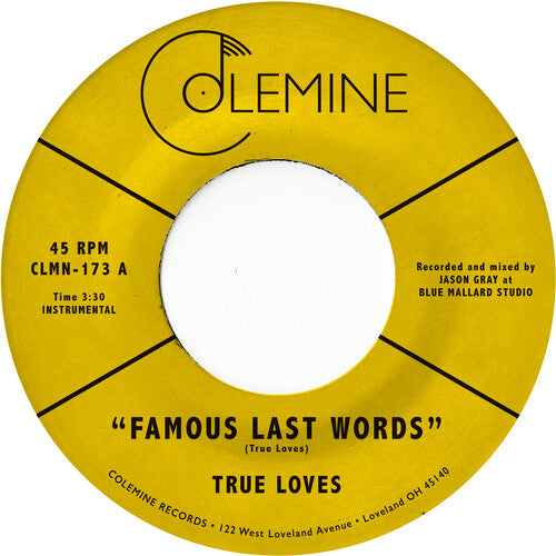 True Loves: Famous Last Words (Purple Colored Vinyl) (7-Inch Single)