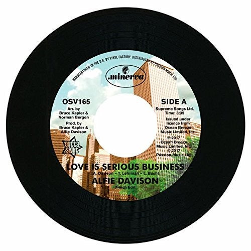 Davison, Alfie: Love Is Serious Business (7-Inch Single)