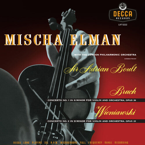 Elman, Mischa: Bruch & Wieniawski Concertos (Vinyl LP)