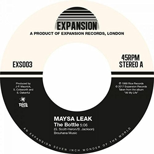 Maysaleak: Bottle / Hooked On Your Love (7-Inch Single)