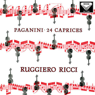 Ricci, Ruggiero: Paganini: 24 Caprices Op. 1 (Vinyl LP)