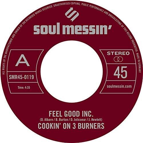 Cookin' on 3 Burners: Feel Good Inc. / Cars (7-Inch Single)
