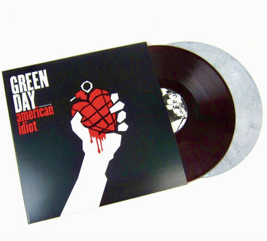 Green Day: American Idiot - Limited Colored Vinyl with LP1 pressed on Red with Black swirl & LP2 pressed on White with Black swirl (Vinyl LP)