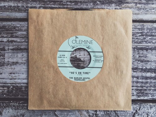 Harlem Gospel Travelers: He's On Time / Wash Me, Lord (7-Inch Single)