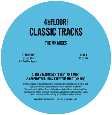 Mk: 4 To The Floor Classic Tracks: The MK Mixes (Vinyl LP)