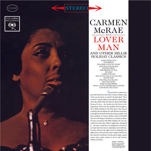Carmen McRae: Sings Lover Man (Vinyl LP)