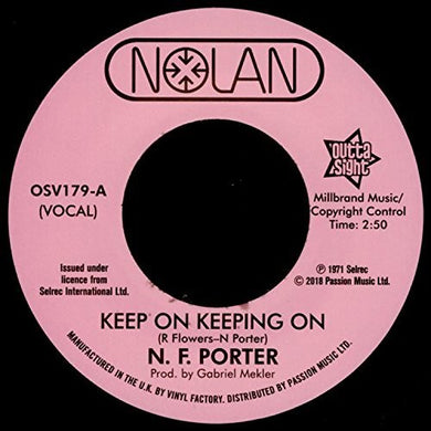 Porter, Nolan: Keep On Keeping On / If I Could Only Be Sure (7-Inch Single)