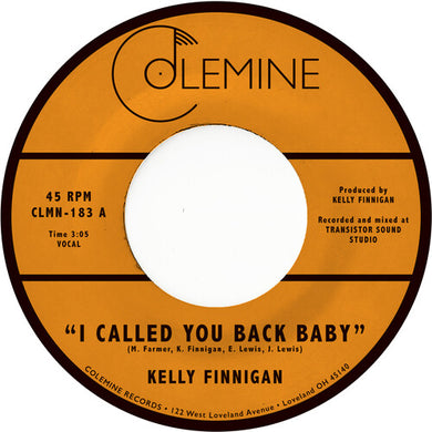 Finnigan, Kelly: I Called You Back Baby (7-Inch Single)