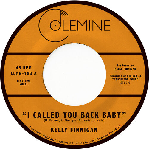 Finnigan, Kelly: I Called You Back Baby (7-Inch Single)