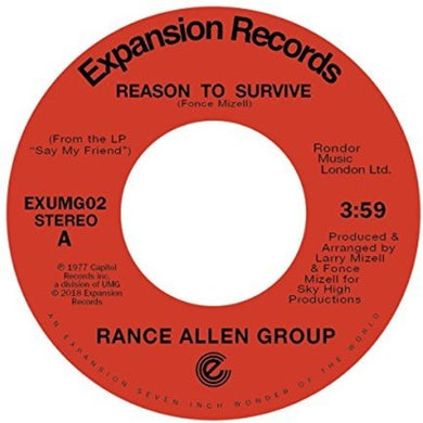 Allen, Rance Group: Reason To Survive / Peace Of Mind (7-Inch Single)