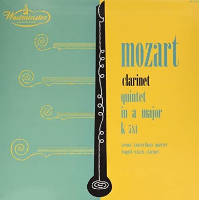 Wlach, Leopold: Mozart Clarinet Quintet In A Major (Vinyl LP)