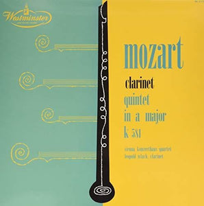 Wlach, Leopold: Mozart Clarinet Quintet In A Major (Vinyl LP)