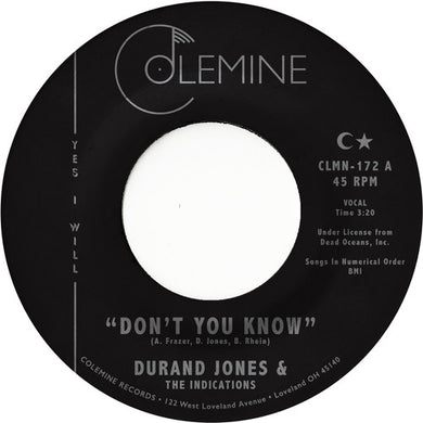 Durand Jones & the Indications: Don't You Know (7-Inch Single)