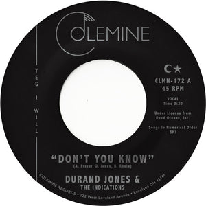 Durand Jones & the Indications: Don't You Know (7-Inch Single)