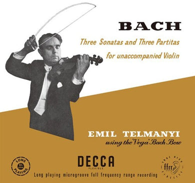 Talmanyi, Emil: Three Sonatas & Three Partitas For Unaccompanied Violin (J.S. Bach) (Vinyl LP)