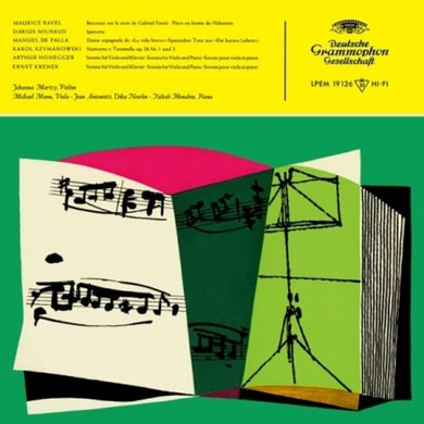 Martzy, Johanna: Works By Ravel Milhaud De Falla Szymanowski (Vinyl LP)