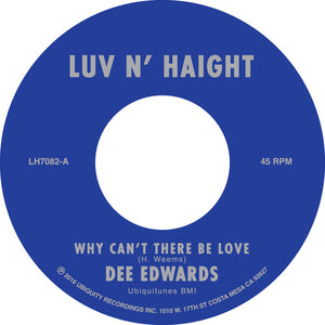 Dee Edwards: Why Can't There Be Love / I Can Deal With That (7-Inch Single)