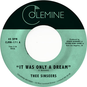 Thee Sinseers: It Was Only A Dream (7-Inch Single)