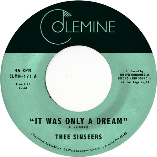 Thee Sinseers: It Was Only A Dream (7-Inch Single)