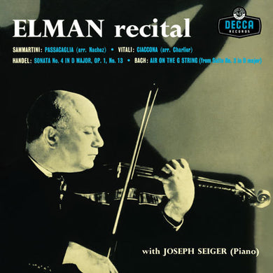 Elman, Mischa: Recital (Vinyl LP)