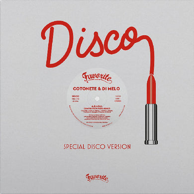 Cotonete & Di Melo: A.E.I.O.U. (Dimitri From Paris Remix) (12-Inch Single)