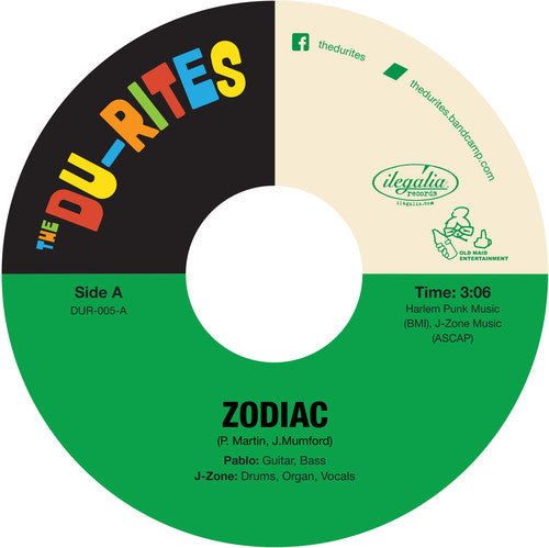 Du-Rites (J-Zone + Pablo Martin): Zodiac / Monster (7-Inch Single)