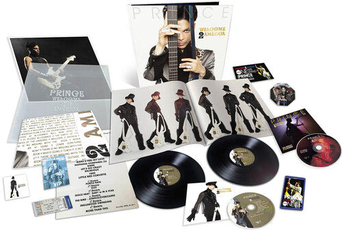 Prince: Welcome 2 America (Deluxe - 2 LP / 1 CD / 1 Blu-Ray) (Vinyl LP)