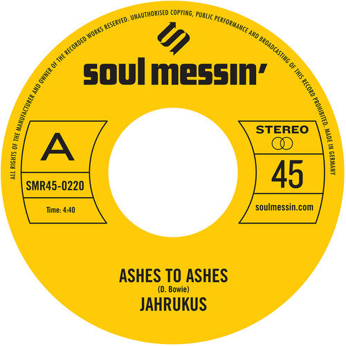 Ashes to Ashes / Island Girlby Jahrukus (Vinyl Record)