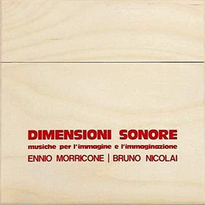 Morricone, Ennio / Nicolai, Bruno: Dimensioni Sonore (Original Soundtrack) [Deluxe Boxset Includes 10 LP's on Red Colored Vinyl, 10 CD's, Book & Poster] (Vinyl LP)
