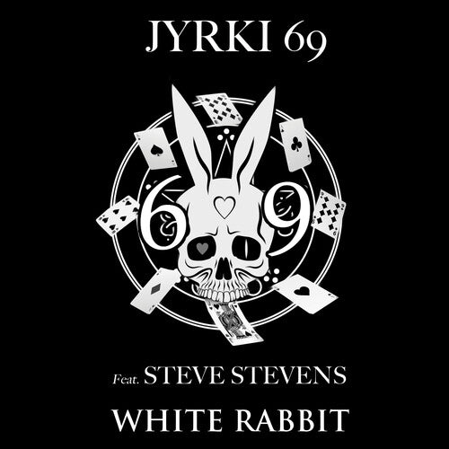 Jyrki 69: White Rabbit (Black & White Splatter) (7-Inch Single)
