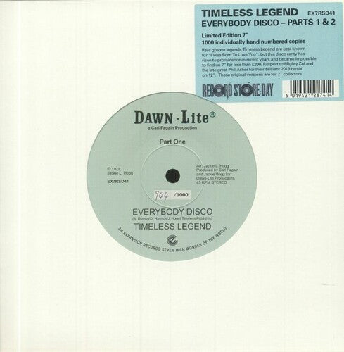 Timeless Legend: Everybody Disco Parts 1 & 2 (7-Inch Single)