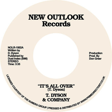 It's All Overby T. Dyson & Company (Vinyl Record)