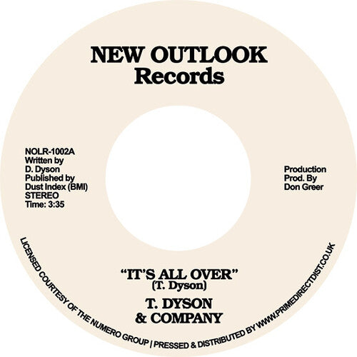 It's All Overby T. Dyson & Company (Vinyl Record)