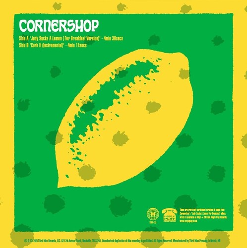 Cornershop: Judy Sucks A Lemon b/w Cork It (7-Inch Single)