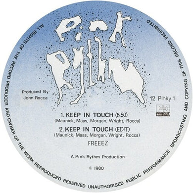 Freeez: Keep In Touch (12-Inch Single)