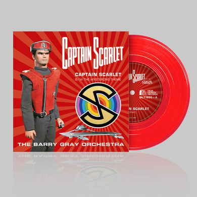 Barry Gray Orchestra: Capain Scarlet (Original Soundtrack) (Transparent Red Vinyl) (7-Inch Single)