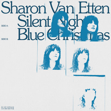 Van Etten, Sharon: Silent Night / Blue Christmas (Clear Blue) (7-Inch Single)