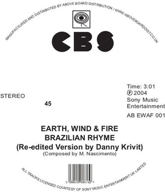 Wind Earth & Fire: Brazilian Rhyme (danny Krivit Re-edit) (Vinyl LP)