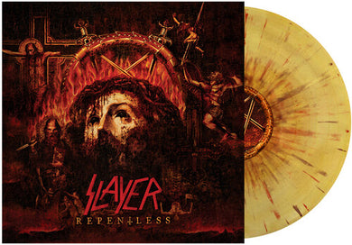 Slayer: Repentless (IEX) (Beer Mustard Swirl w/ Red & Brown Splatter) (Vinyl LP)
