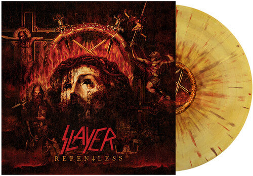 Slayer: Repentless (IEX) (Beer Mustard Swirl w/ Red & Brown Splatter) (Vinyl LP)