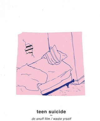 Teen Suicide: Dc Snuff Film / Waste Yrself (Half Blue / Pink) (Vinyl LP)
