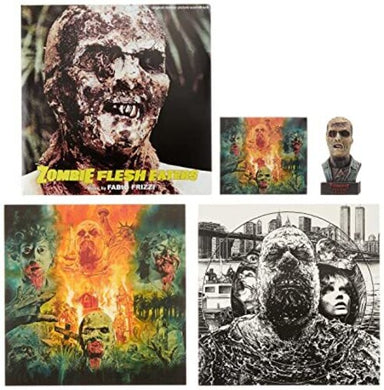Frizzi, Fabio: Zombie Flesh Eaters (Original Soundtrack) [Deluxe Boxset Includes 180-Gram LP, Bonus CD, 3 Poster Prints Plus A Hand Sculpted & Painted Resin Bust] (Vinyl LP)