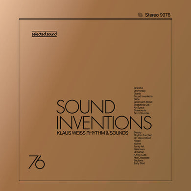 Klaus Weiss Rhythm and Sounds: Sound Inventions (Vinyl LP)