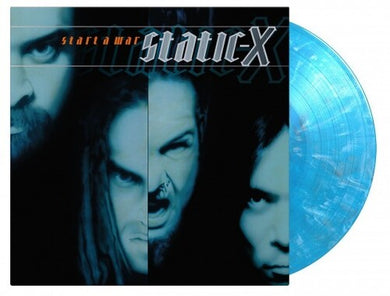 Static-X: Start A War [Limited Gatefold 180-Gram Translucent Blue, Solid White & Black Marbled Colored Vinyl] (Vinyl LP)