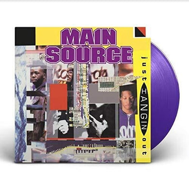 Main Source: Just Hangin' Out / Live At The Barbecue (Purple) (7-Inch Single)